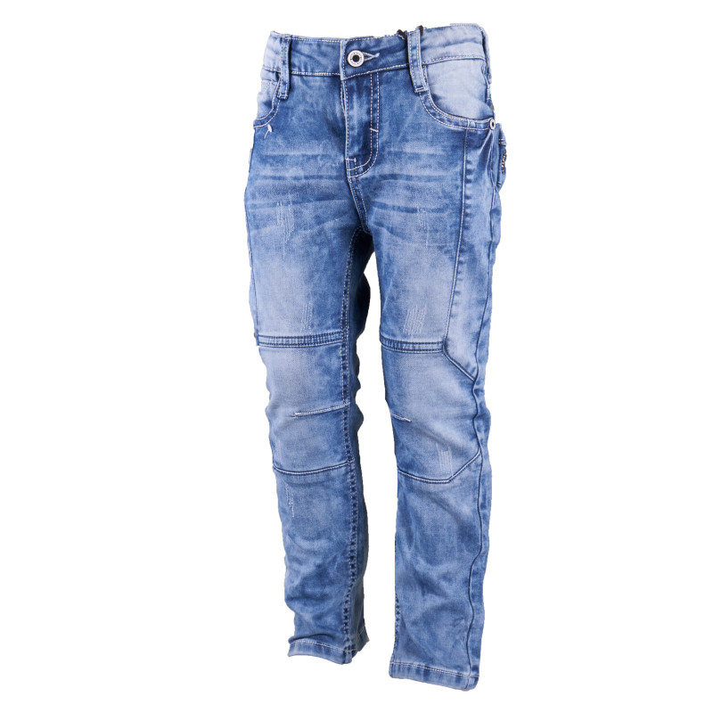 Jeans cu un efect uzat pentru băieți  4196