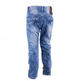 Jeans cu un efect uzat pentru băieți Denim boy 4197 2