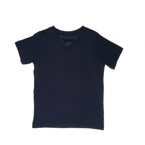 Tricou de bumbac Blue Seven cu imprimeu de ancoră și inscripție pentru un băiat BLUE SEVEN 42233 2