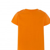Bluză din bumbac cu mâneci scurte și imprimeu leu colorat pentru băieți Tuc Tuc 42312 2