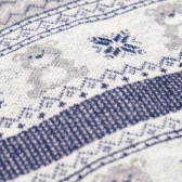 Bluză tricotată cu mânecă lungă, în culori gri și albastru Chicco 42352 4