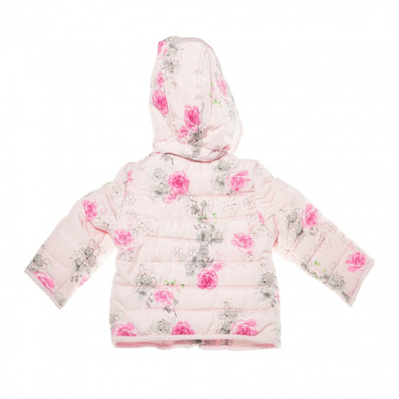 Geacă florală pentru copii, în culoare roz Chicco 42361 2