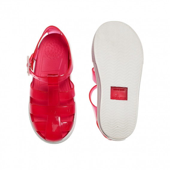 Sandale din silicon pentru fete, roșu Chicco 42404 3