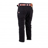 Pantaloni din denim cu curea, negru Marine Corps 4241 3
