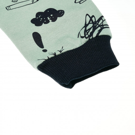Bluză de bumbac cu imprimeu modern pentru băieți Pinokio 42535 3