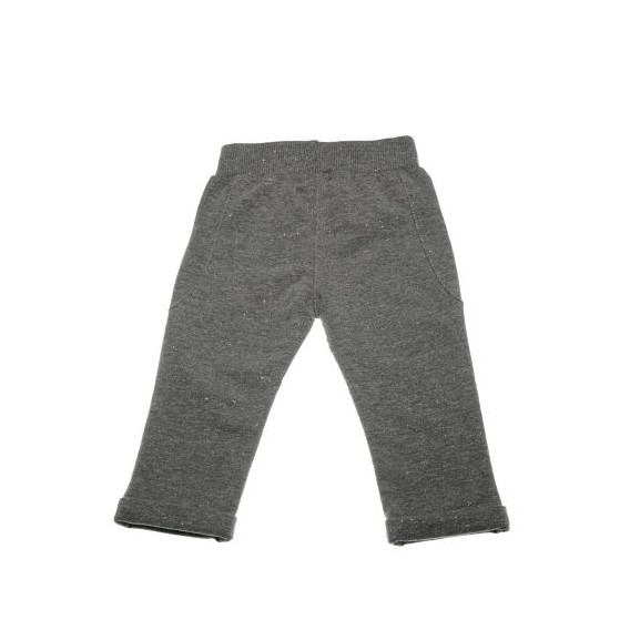 Pantaloni pentru fete pentru bebeluși, gri cu fire argintii Pinokio 42607 3