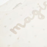 Rochie cu mânecă lungă, cu nasturi și inscripție pentru fetițe Pinokio 43197 8
