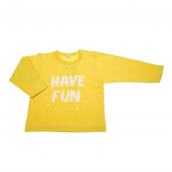 Bluză din bumbac cu mâneci lungi și imprimeu pentru copii în relief - unisex Pinokio 43423 2