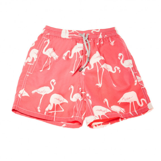 Costum de baie cu un imprimeu Flamingo pentru băieți Vilebrequin 43944 