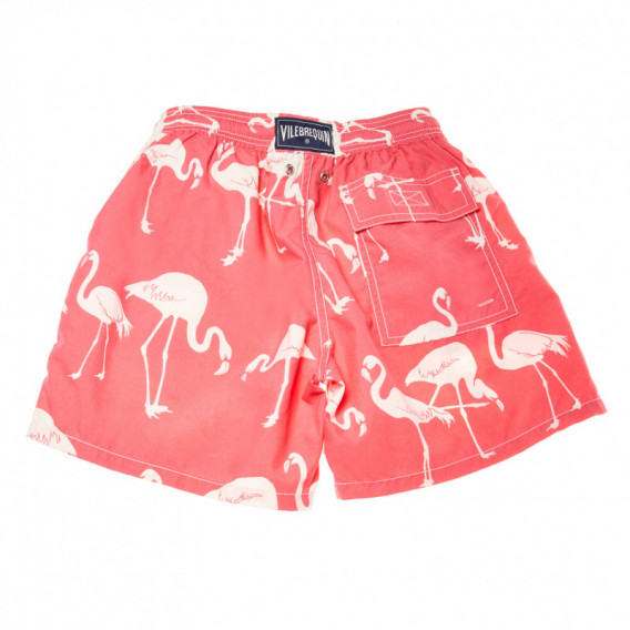 Costum de baie cu un imprimeu Flamingo pentru băieți Vilebrequin 43945 2