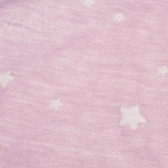 Bandana roz cu imprimeu alb Pinokio 44143 5