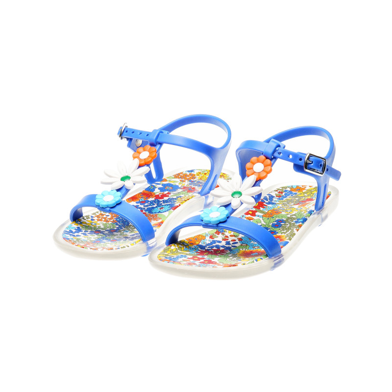 Sandale cu flori decorative pentru fete  44185