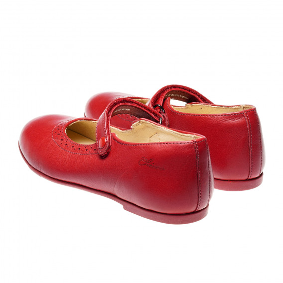 Pantofi pentru fete, cu design curat, roșu Chicco 44203 2