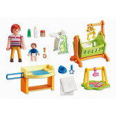 Cameră de baby constructori cu balansoar cu peste 10 piese Playmobil 44278 2