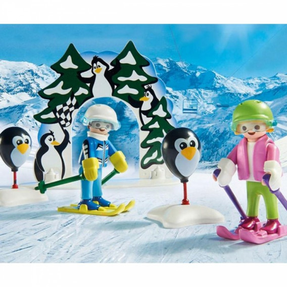 Piese de construcție Lecție de schi, peste 5 piese Playmobil 44290 4