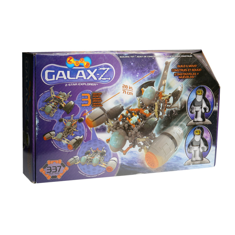 Set de construcții pentru copii - GALAX - Z, 337 bucăți  44387