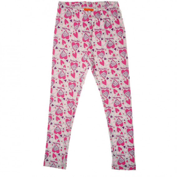 Pantaloni de bumbac cu imprimeu Sponge Bob, pentru fete Chicco 44411 