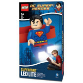 Bandă pentu cap constructor Superman și lampă LED aplicată Lego 44485 