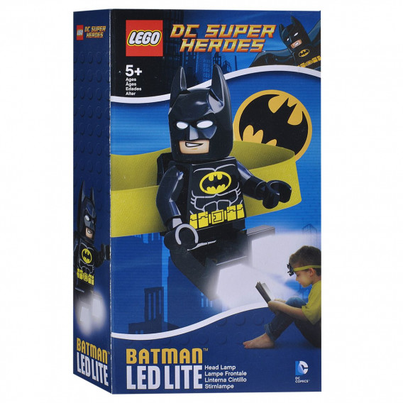 Bandă pentru cap constructor cu Batman și lampă LED Lego 44490 