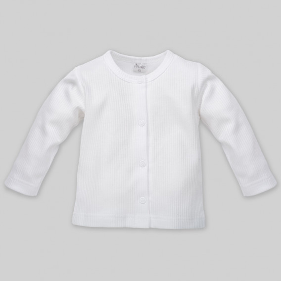 Bluză de bumbac cu mânecă lungă și capse pentru bebeluși-unisex Pinokio 44496 