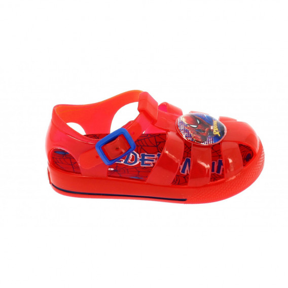 Sandalele roșii cu Spider-Man pentru băieți  Arnetta 44759 