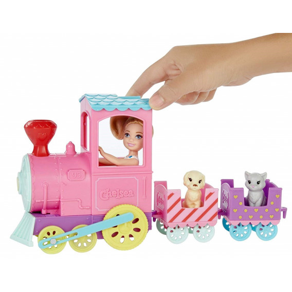 Set de joc - Chelsea cu un tren Barbie 44857 5