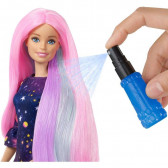 Papușă cu un set de jocuri de colorat părului Barbie 44904 4