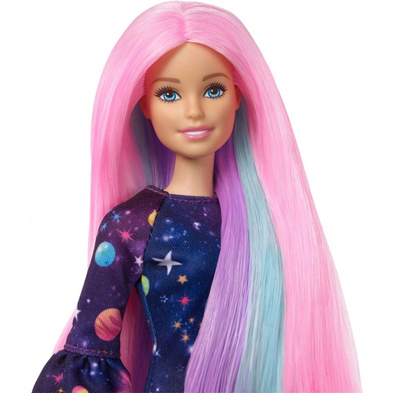 Papușă cu un set de jocuri de colorat părului Barbie 44905 5