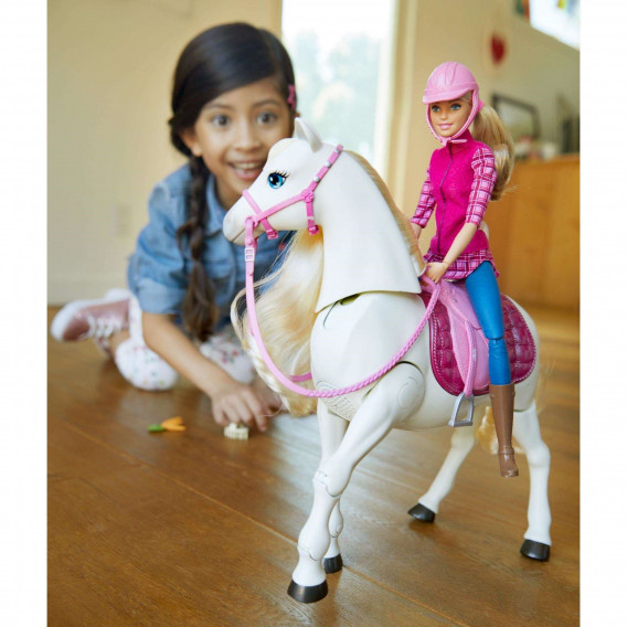 Păpușa Barbie - cal interactiv cu mișcări și sunete Barbie 44912 5
