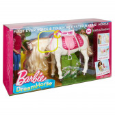 Păpușa Barbie - cal interactiv cu mișcări și sunete Barbie 44919 12
