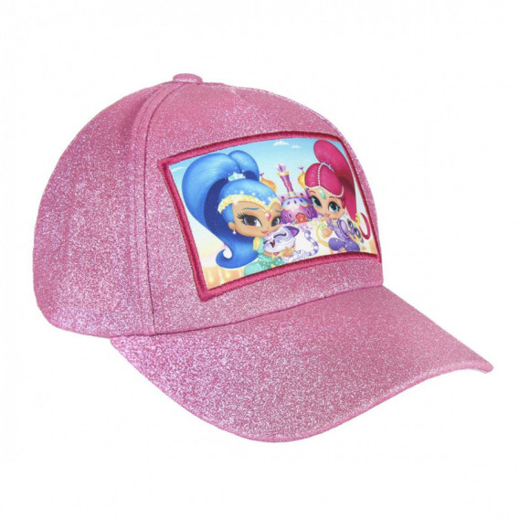 Șapcă de culoare roz, cu o imagine din filmul Shimmer and Shine Cerda 44947 