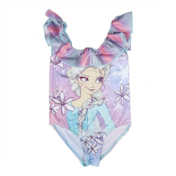 Costum de baie cu imagine cu Elsa din filmul „Frozen” pentru fete Frozen 44958 