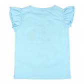 Bluză albastră de bumbac cu imprimeu Ariel pentru fete Cerda 45056 2