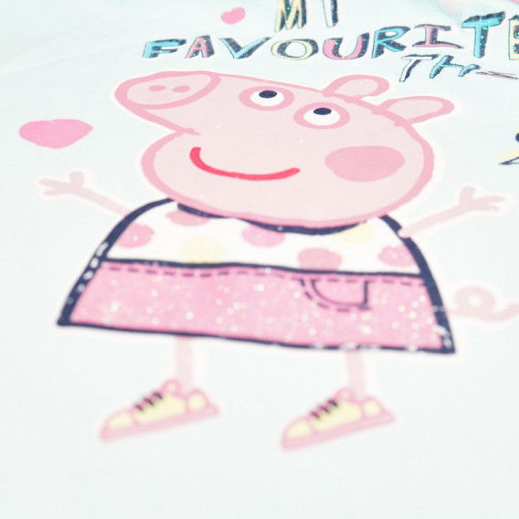 Rochie din bumbac cu bretele și imprimeu vesel Peppa Pig pentru fete KIABI 45326 3