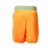 Pantaloni de baie de culoare portocalie pentru băieți KIABI 45364 2