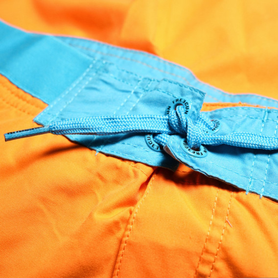 Pantaloni de baie de culoare portocalie pentru băieți KIABI 45366 4