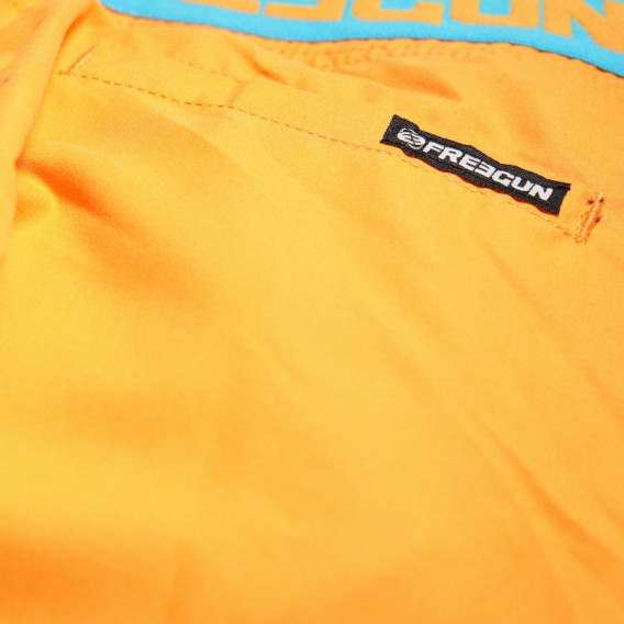 Pantaloni de baie de culoare portocalie pentru băieți KIABI 45367 5
