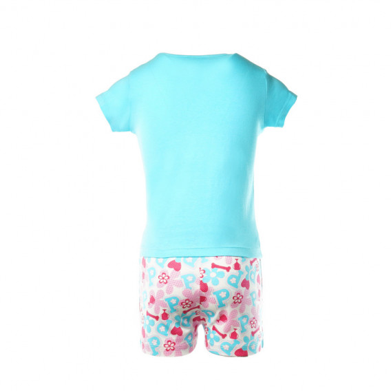 Pijamale de bumbac cu imprimeu colorat pentru fete KIABI 45403 2