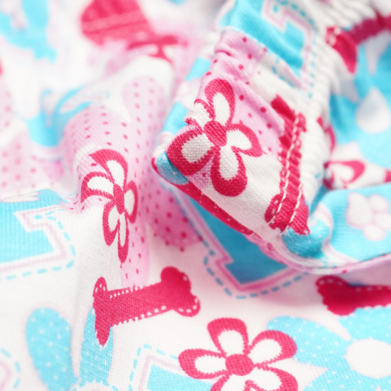 Pijamale de bumbac cu imprimeu colorat pentru fete KIABI 45404 3