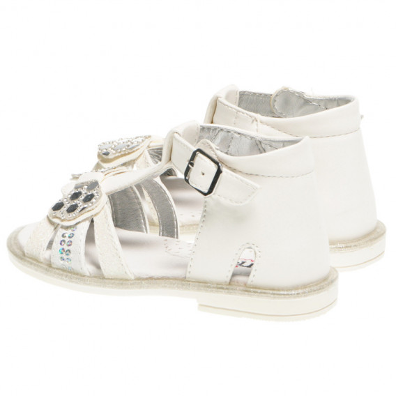 Sandale albe pentru fete Averis Balducci 45454 2