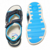 Sandale albastre cu două tonuri pentru fete Pablosky 45477 3