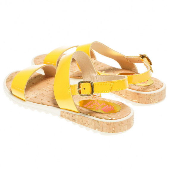 Sandale din piele autentică pentru fete Paola 45488 2