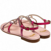Sandale cu ornamente de pietricele pentru fete Paola 45494 2