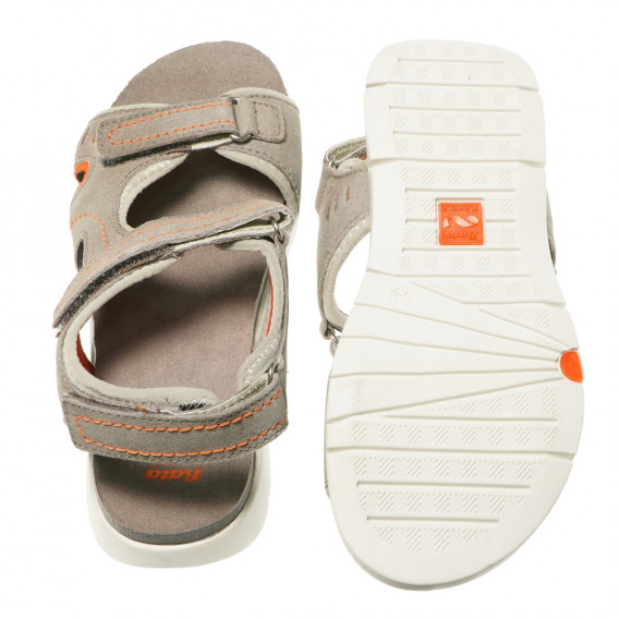 Sandale de culoare bej pentru băieți Bata 45521 3
