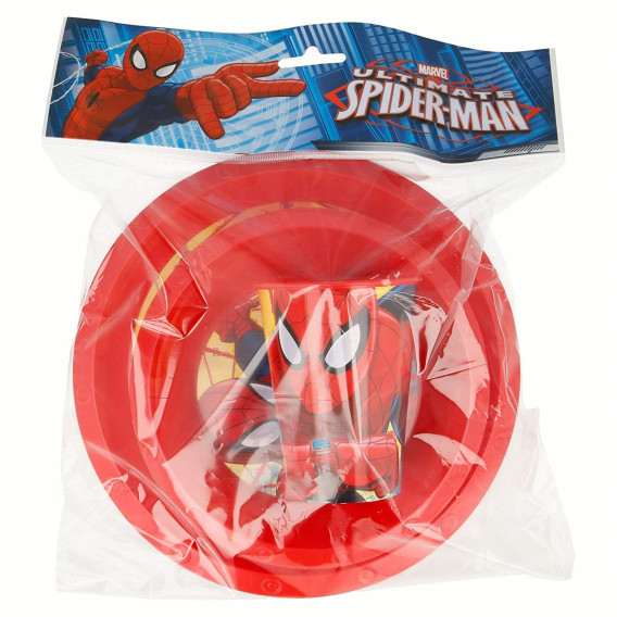 Set de 3 bucăți din polipropilenă cu imagine Spiderman Spiderman 45649 2