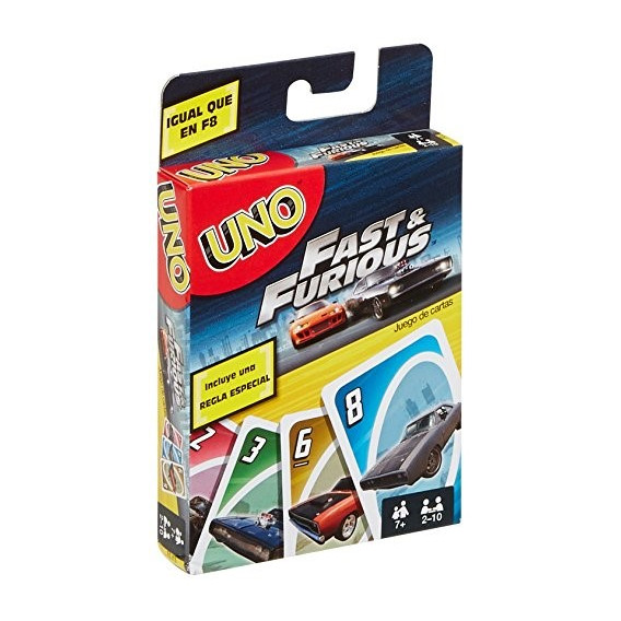 Cărți de joc UNO, Fast and Furious Dino Toys 45747 7