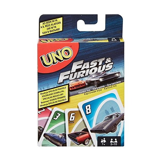 Cărți de joc UNO, Fast and Furious Dino Toys 45748 8