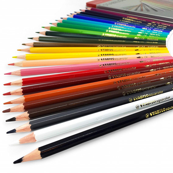 Acuarele și creioane colorate Aquacolor Stabilo 45749 2