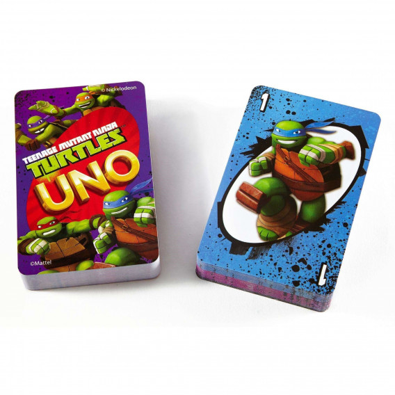 Cărți de joc UNO, Țestoase Ninja Dino Toys 45781 6