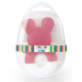 Jucărie pentru dentiție de culoarea roz BebeDue 45822 2
